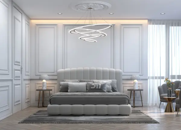 Master bedroom interior design 6 by Visioncraft Interiors – Hyderabad