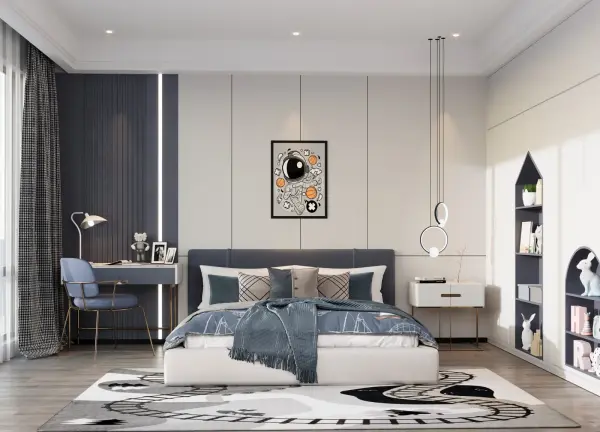 Kids bedroom interior design 10 by Visioncraft Interiors – Hyderabad