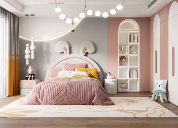 Kids bedroom interior design 12 by Visioncraft Interiors – Hyderabad