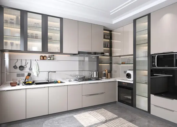 Modular kitchen interior design 1 by Visioncraft Interiors – Hyderabad