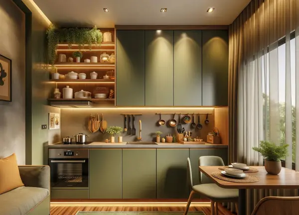 Modular kitchen interior design 10 by Visioncraft Interiors – Hyderabad