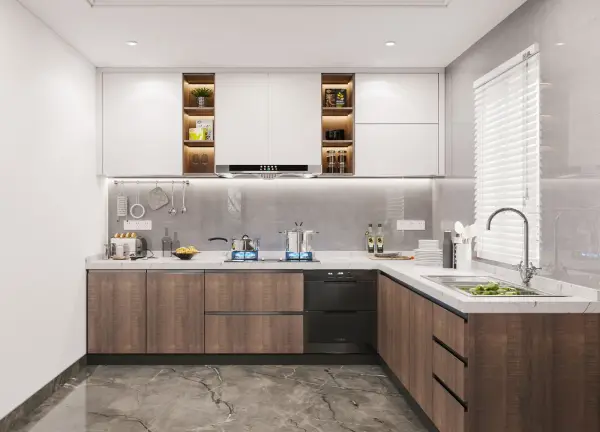 Modular kitchen interior design 3 by Visioncraft Interiors – Hyderabad