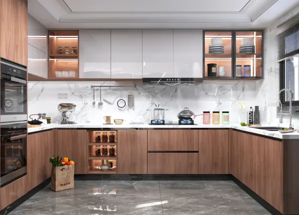 Modular kitchen interior design 12 by Visioncraft Interiors – Hyderabad