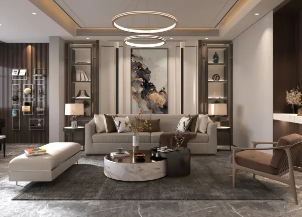 Living room interior design 10 by Visioncraft Interiors – Hyderabad