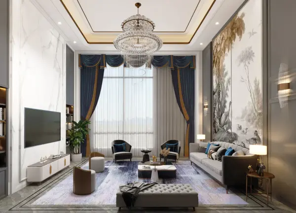 Living room interior design 4 by Visioncraft Interiors – Hyderabad