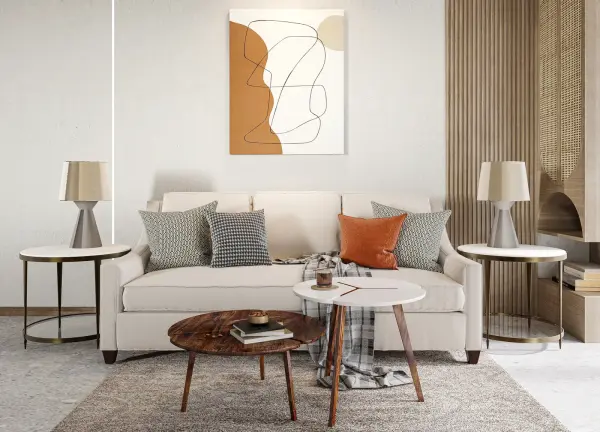 Living room interior design 8 by Visioncraft Interiors – Hyderabad