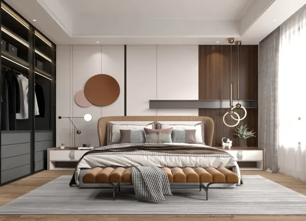 Guest bedroom interior design 8 by Visioncraft Interiors – Hyderabad