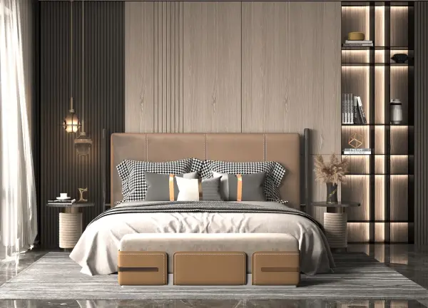 Guest bedroom interior design 9 by Visioncraft Interiors – Hyderabad
