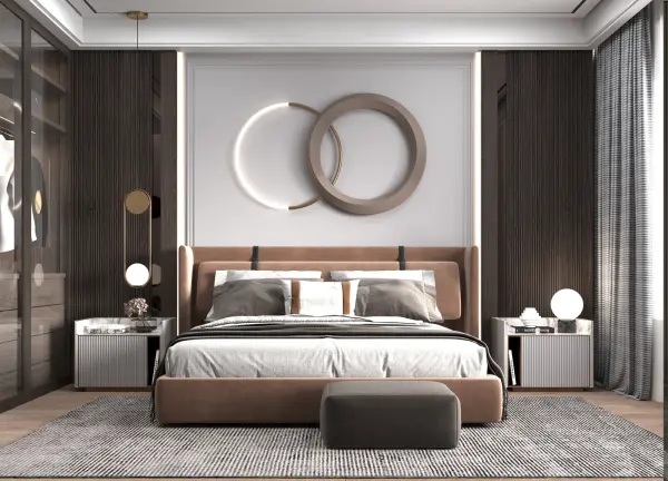 Guest bedroom interior design 10 by Visioncraft Interiors – Hyderabad