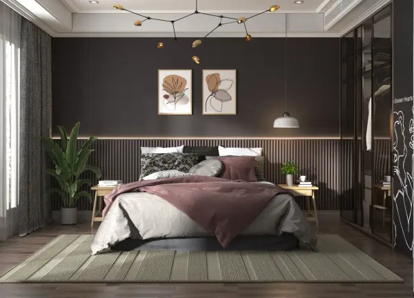 Guest bedroom interior design 2 by Visioncraft Interiors – Hyderabad