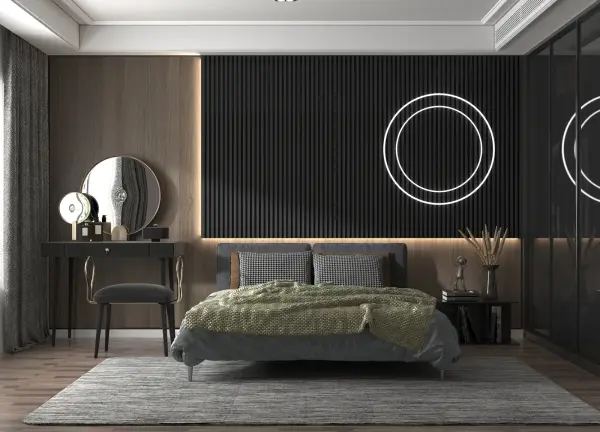 Guest bedroom interior design 3 by Visioncraft Interiors – Hyderabad