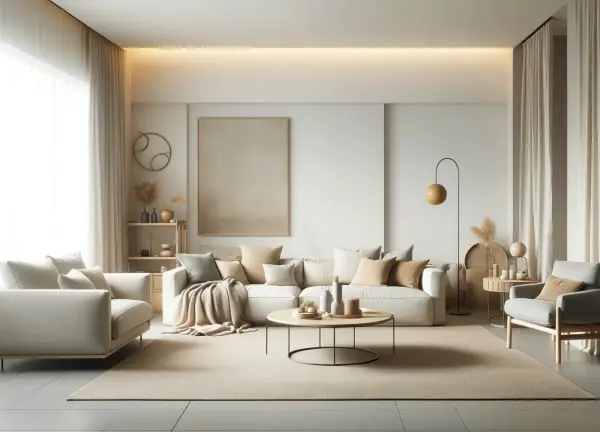 Drawing room interior design 2 by Visioncraft Interiors – Hyderabad